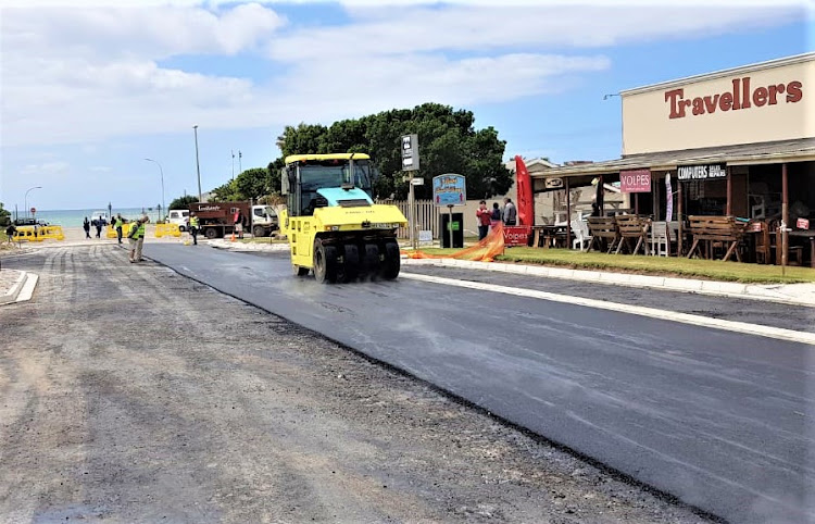 SA’s first plastic road was opened in Jeffreys Bay on Friday, having taken less than three months to complete