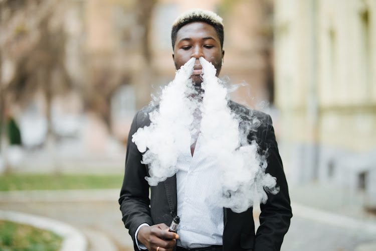 Nicotine and nicotine-substitute solutions in vaping products will be included in the tax net with a flat excise duty rate of R2.90/ml from June 1. Stock photo.