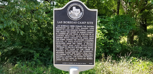 Las Boregas Creek formed the eastern boundary of the 1794 Spanish land grant to Juan Ignacio Pifermo, making this grant the oldest in Sabine County. El Camino de los Tejas, a portion of El Camino...
