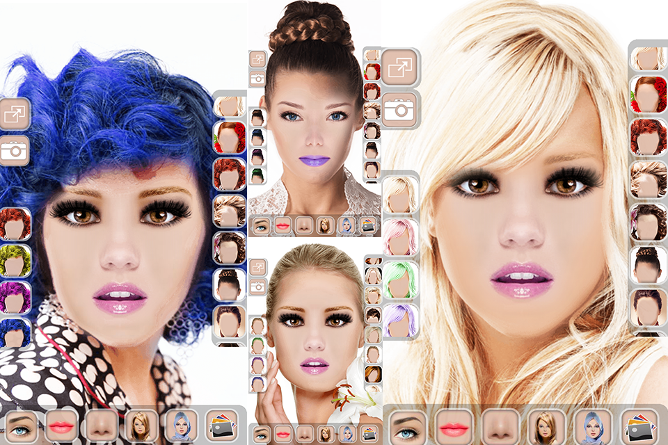 Android application Perfect MakeUp 3D screenshort