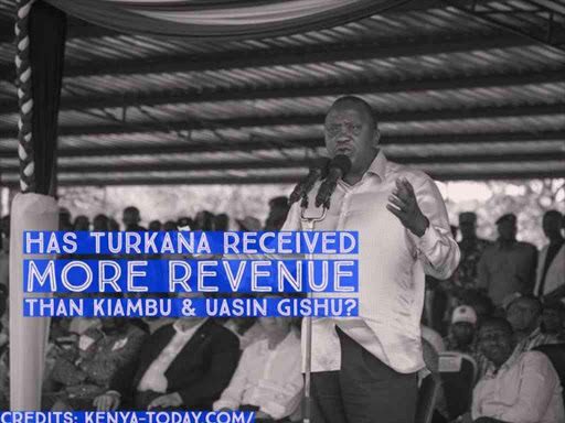 "Whether the President was referring to revenues allocated or the received revenue (disbursed revenue), his claim that Turkana county has received more revenue than both Kiambu and Uasin Gishu counties does not add up."