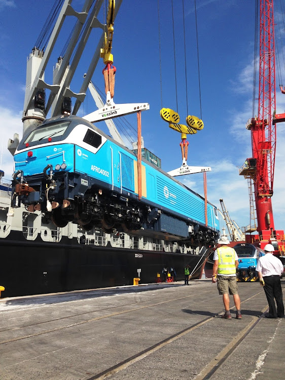 One of the 'too-tall' locomotives bought by Prasa in a controversial deal in 2015. File photo.