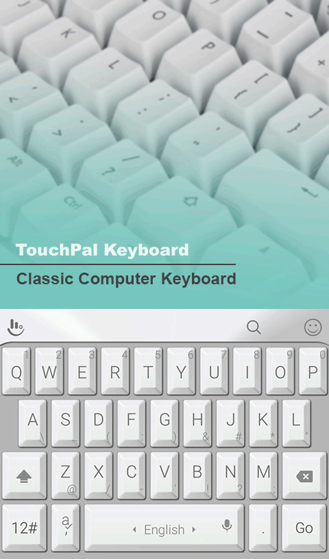 Android application Classic Computer Keyboard Skin screenshort