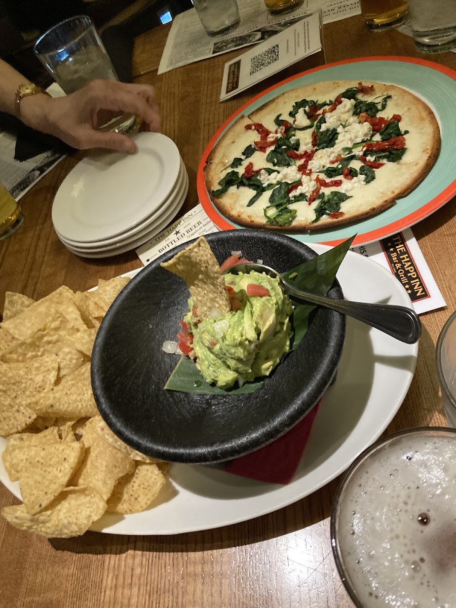 Flatbread and famous guac