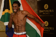 Boxer Thulani Mbenge of South Africa during the 