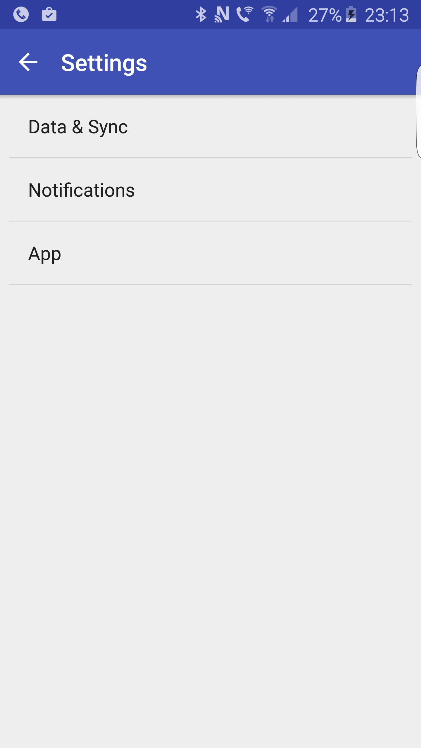 Android application MaterialSettings screenshort