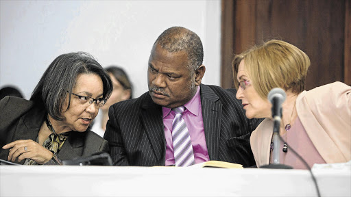 TOP BRASS OF THE CAPE: Cape Town mayor Patricia de Lille, Western Cape MEC for community safety Dan Plato and Western Cape premier Helen Zille at the release yesterday of the Khayelitsha Commission of Inquiry's report on policing