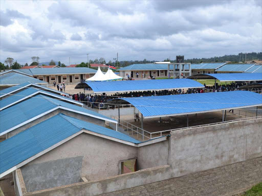 The new Sh99 million Mweiga market in Kieni West, Nyeri county, yesterday / WAMBUGU KANYI