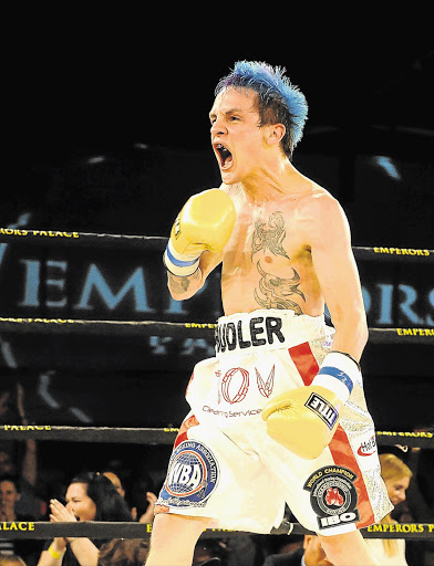 BRING IT ON: Hekkie Budler, WBA and IBO strawweight champion, should be treated with the respect of a Mayweather, says Brian Mitchell