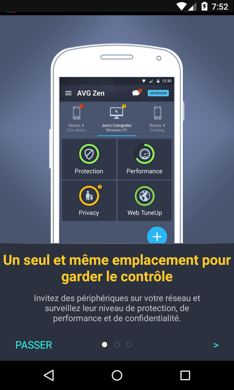 Android application AVG Zen – Protect more devices screenshort