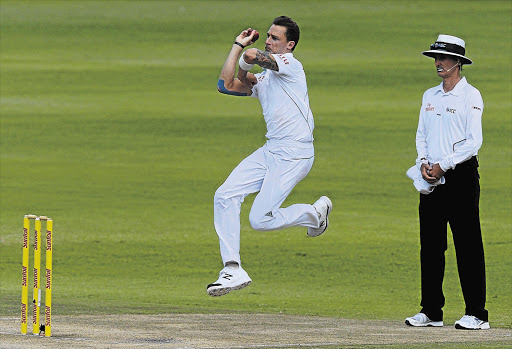 Dale Steyn of South Africa bowls during day three of the first Test match against Pakistan at Wanderers Stadium. Steyn finished with his Test-best match figures of 11/60 as the Proteas won by 211 runs Picture: DUIF DU TOIT /GALLO IMAGES