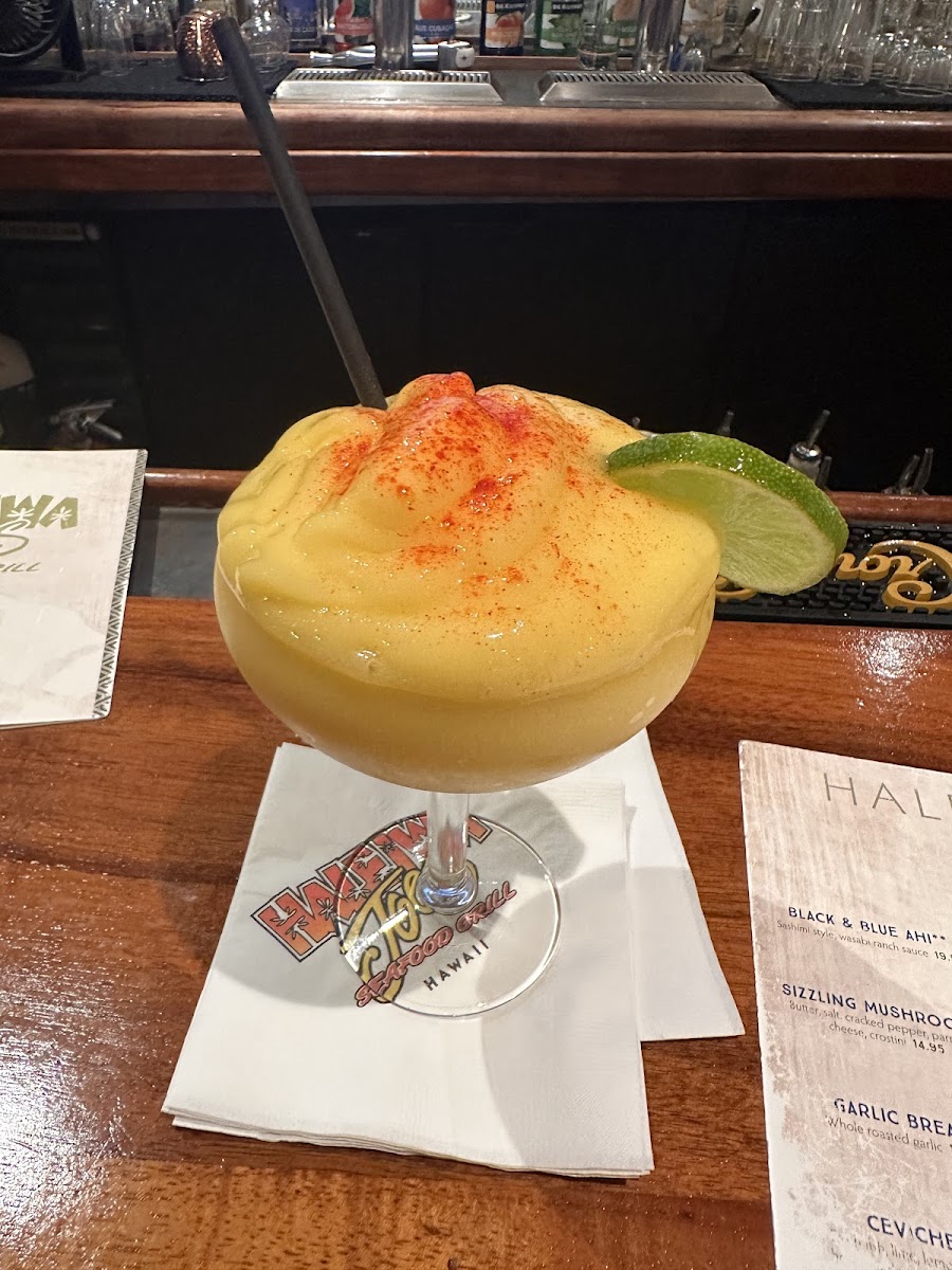 Tasty mango margarita