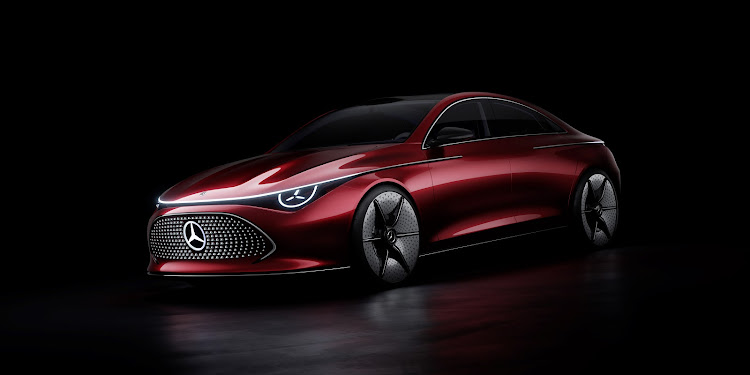 The sleek and efficient electric CLA concept.