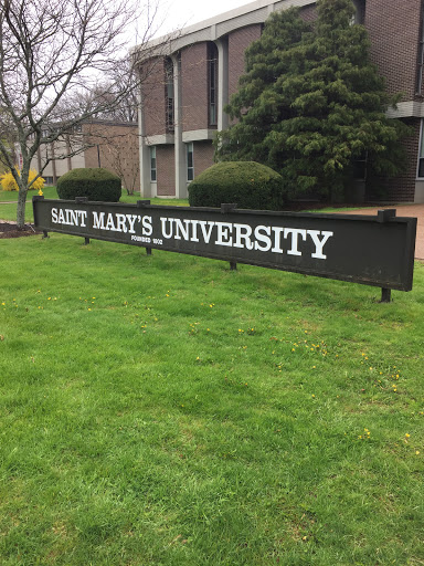 Saint Mary's University Sign