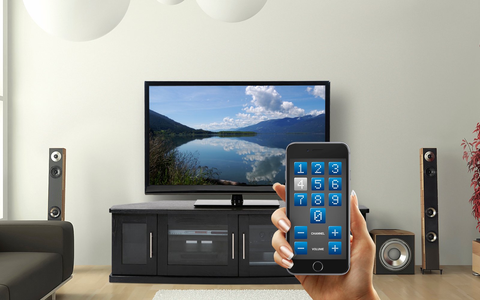 Android application TV decoder remote control screenshort