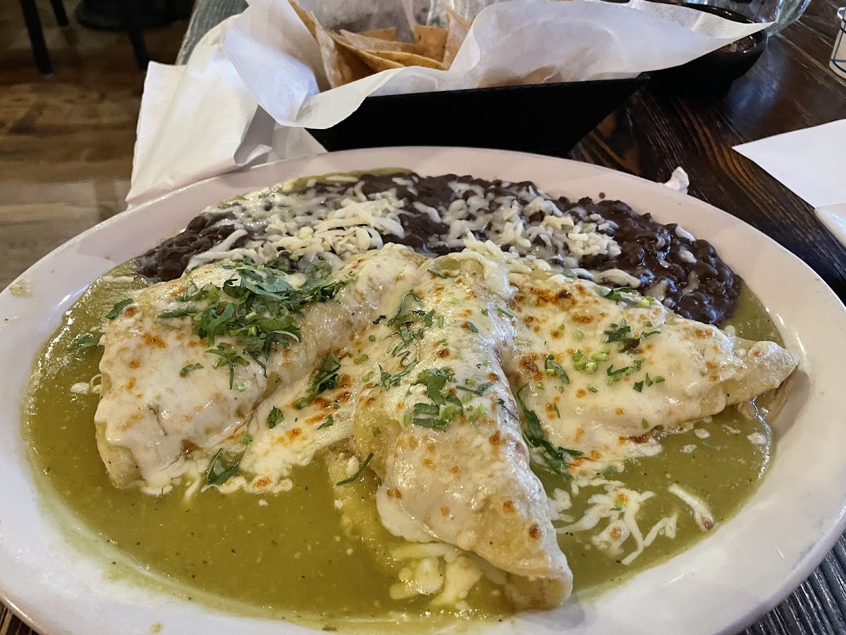 Enchiladas verde