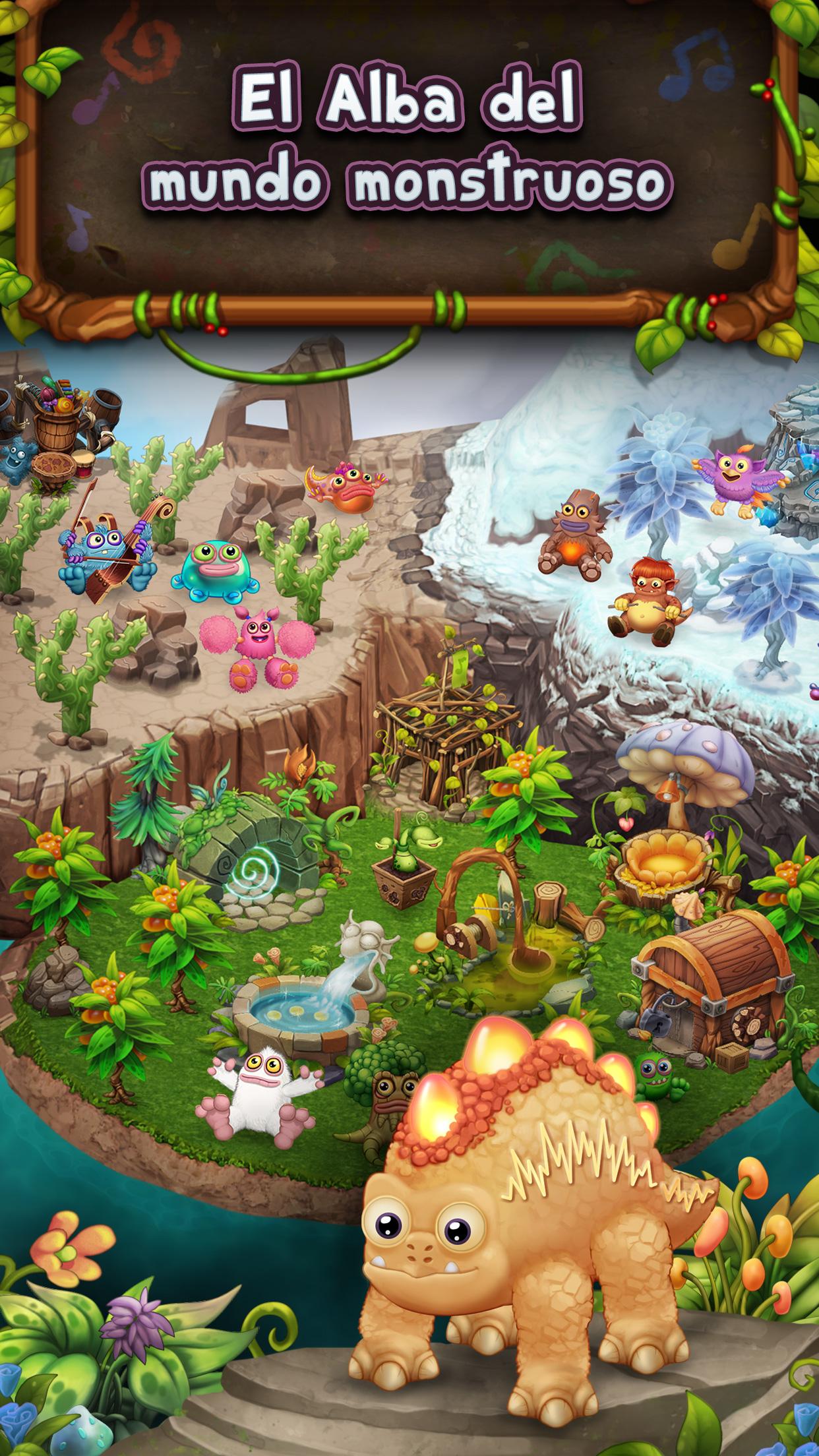 Android application Singing Monsters: Dawn of Fire screenshort