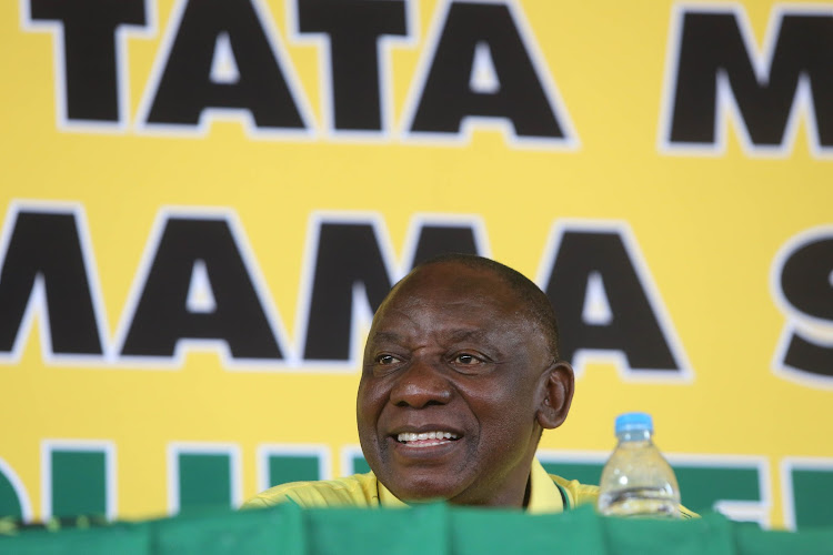 President Cyril Ramaphosa at the January 8 Celebration in JL Dube stadium in Inanda on January 8 2019