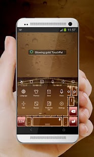 How to download Glowing gold Keypad Cover 2.3 mod apk for pc