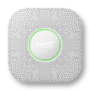 Nest protect with pulsing green ring