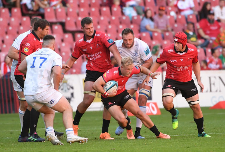 JC Pretorius of the Lions during their URC match against Leinster at Ellis Park last Saturday. Picture: LEE WARRE/GALLO IMAGES