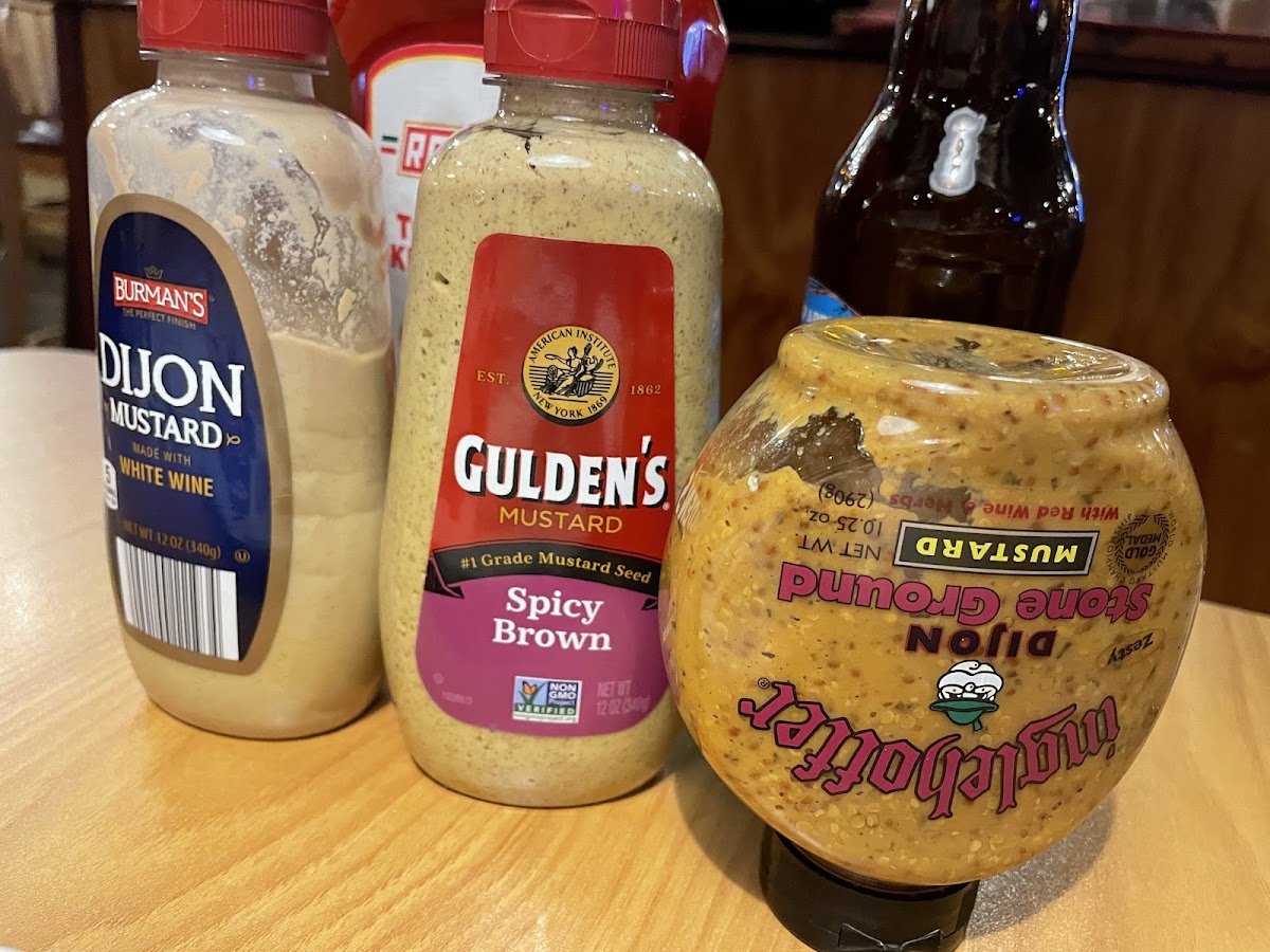 Gluten-free mustard options