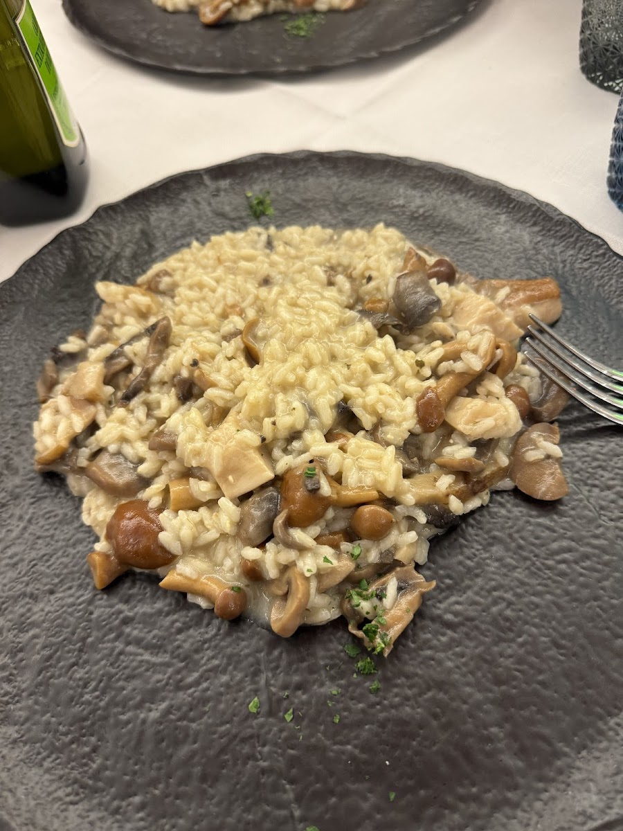 Very delicious mushroom risotto!