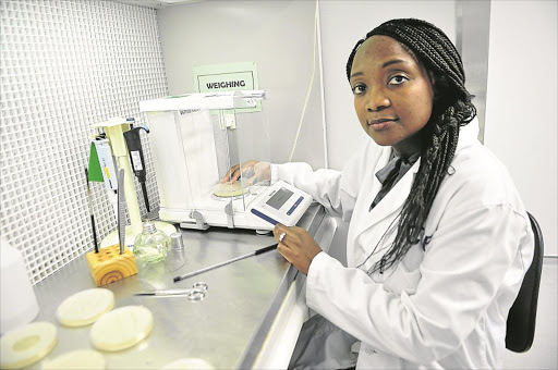 Septermber 29 2016: Cleopatra Ndhlovu is the general manager at the Centre of Tissue Engineering in Pretoria. Photo: Veli Nhlapo © Sowetan.