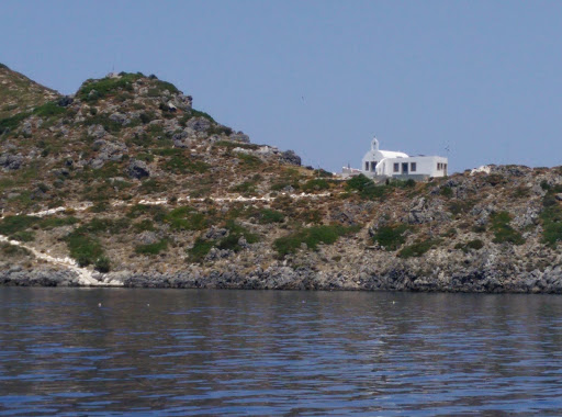 An Island with just a church - Αγία Κυριακή - Agia Kyriaki