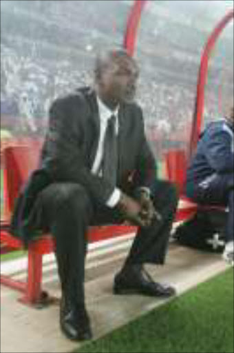 OUT: An unsmiling Bibey Mutombo. Pic. Antonio Muchave. 19/01/07. © Sowetan.