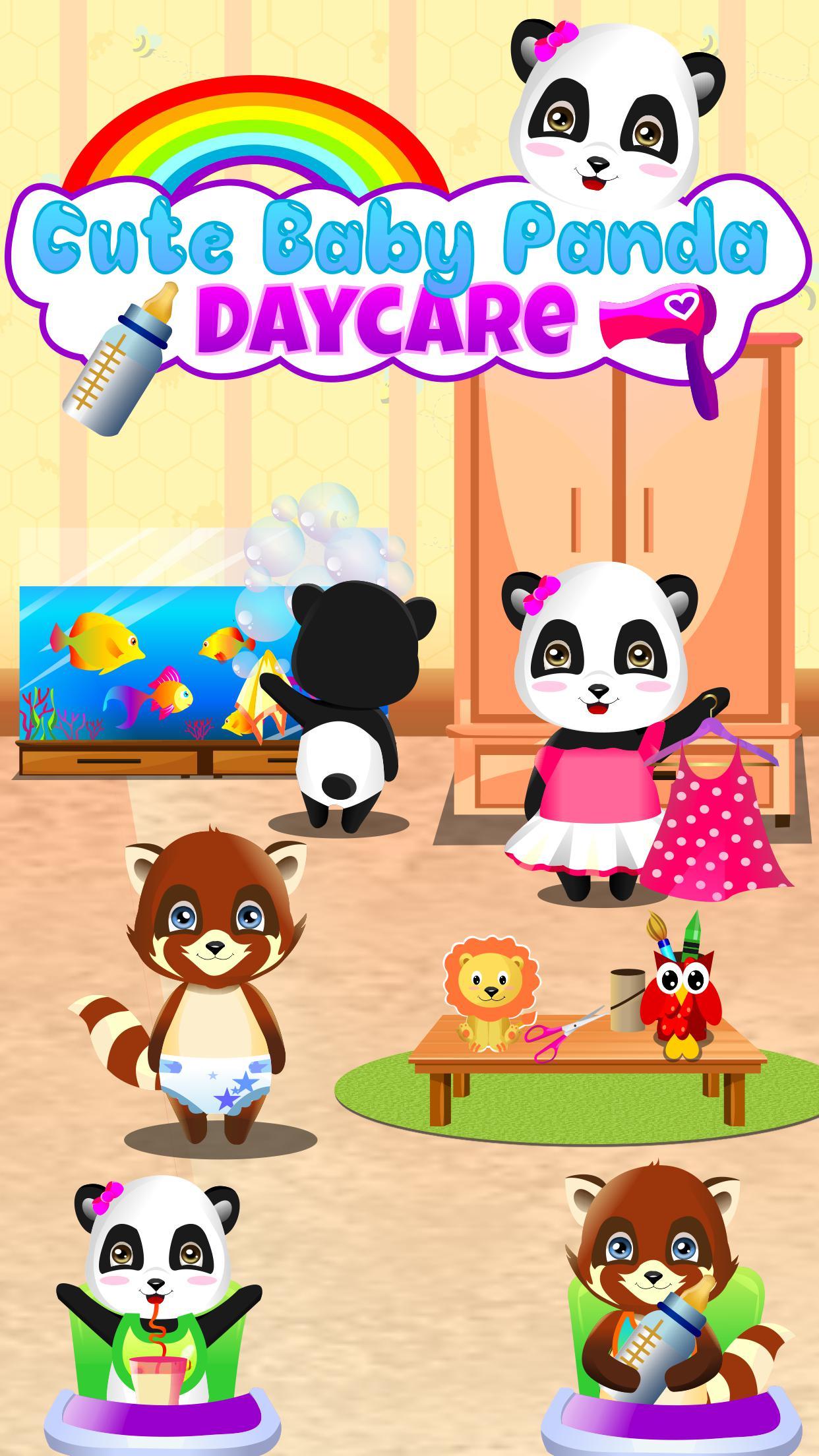Android application Cute Baby Panda - Daycare screenshort