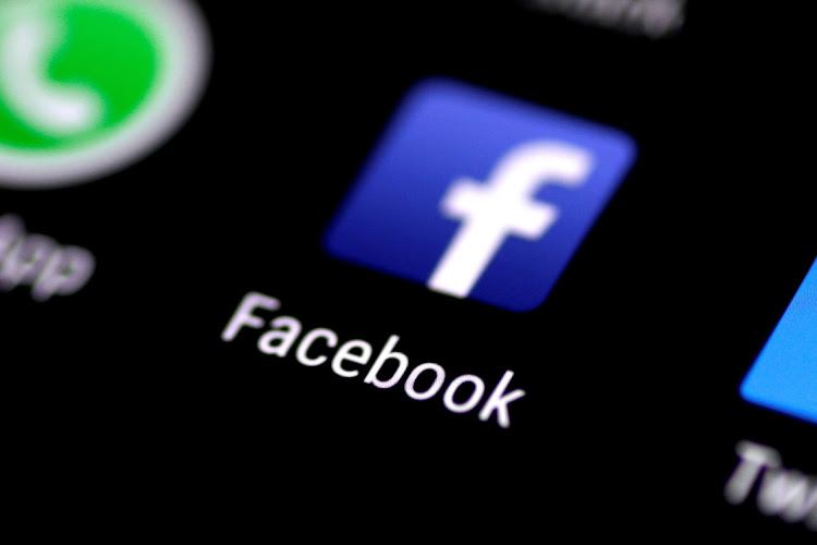 The Facebook app. Picture: REUTERS/THOMAS WHITE
