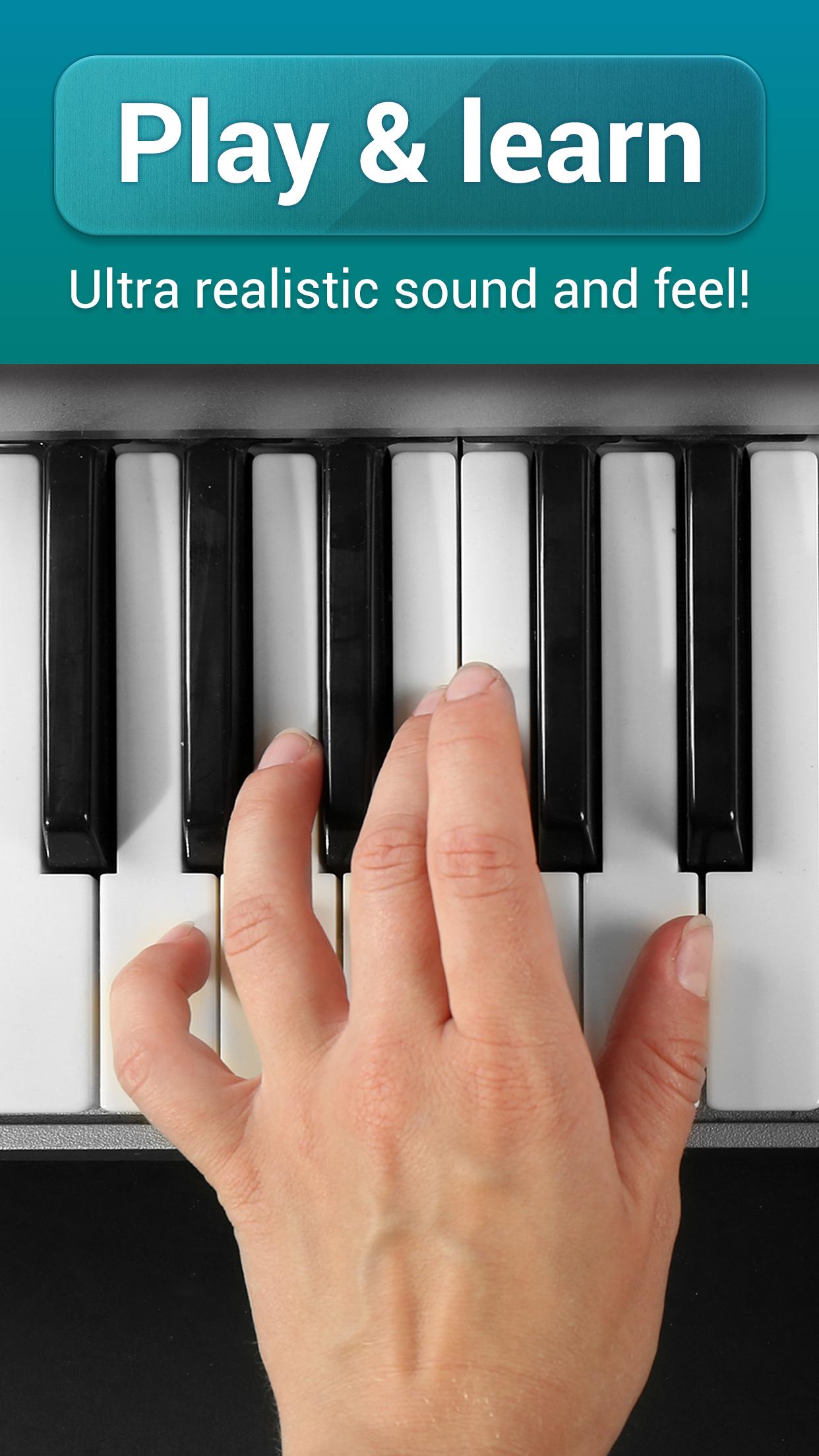 Android application Gismart Piano screenshort