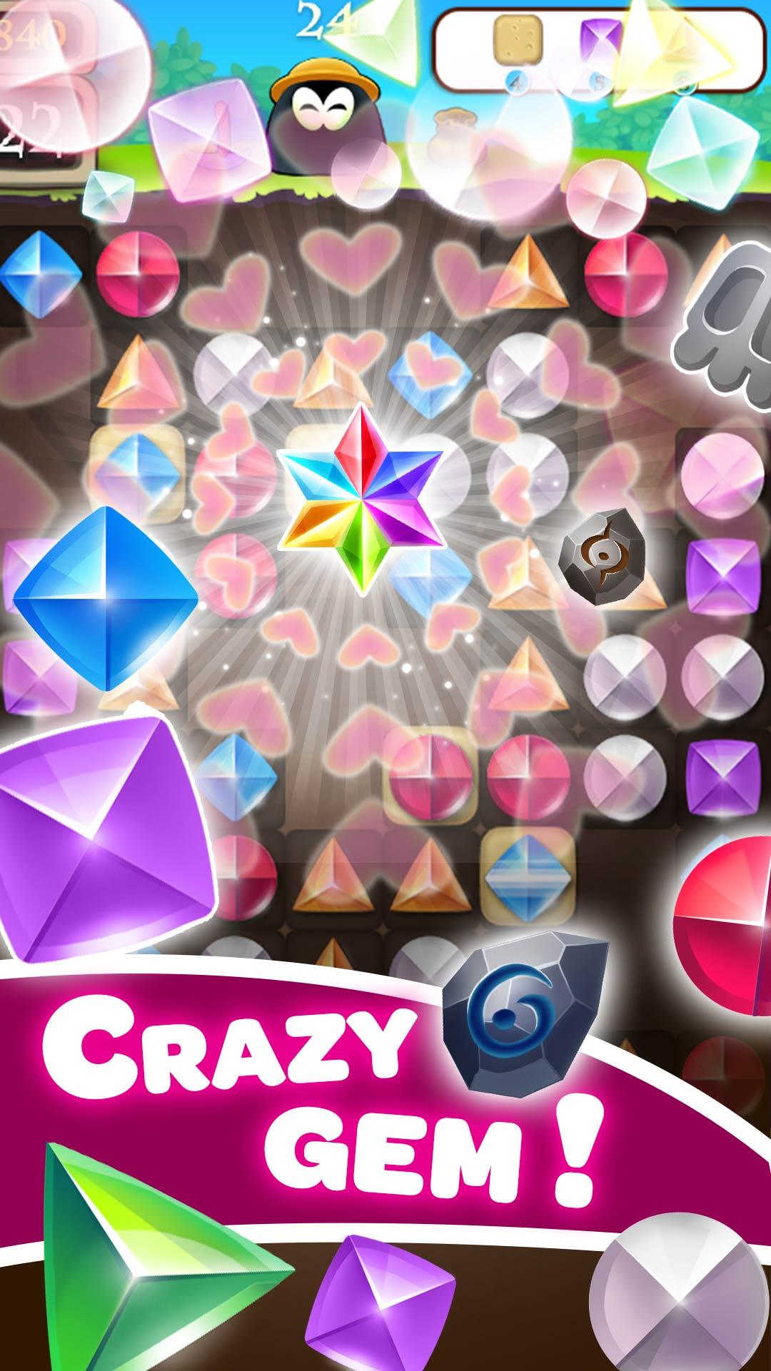 Android application Funny Candy Gem screenshort