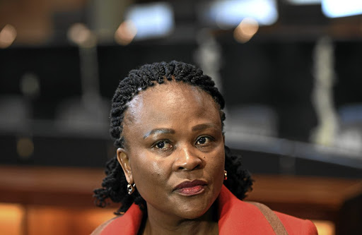 Public protector Busisiwe Mkhwebane.