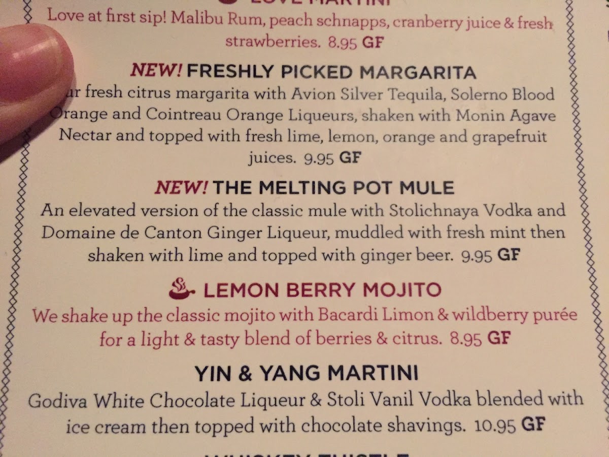 The Melting Pot Mule with Stoli....which is made with wheat and rye.