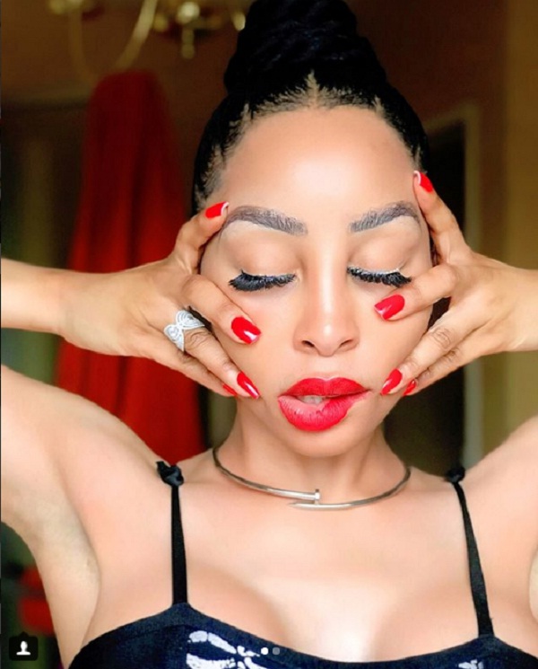 Khanyi Mbau in pursuit of perfection. Image: INSTAGRAM