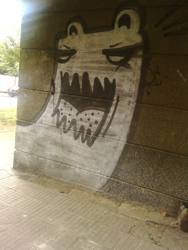 Angry Cat Graffiti