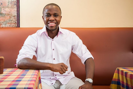 January 16, 2014. Harvard graduate Siyabulela Xuza has developed micro fuel cells that can be used to power small devices like cellphones. Pic: Waldo Swiegers. © Sunday Times.