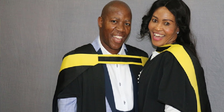 Husband and wife Johannes and Elizabeth Mogotsi‚ both staff members at the University of the Witwatersrand‚ have jointly graduated with Bachelor of Arts degrees.