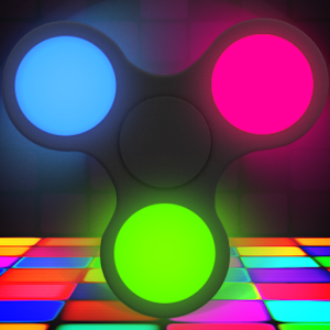 Download Fidget Spinner  Neon Disco Glow For PC Windows and Mac