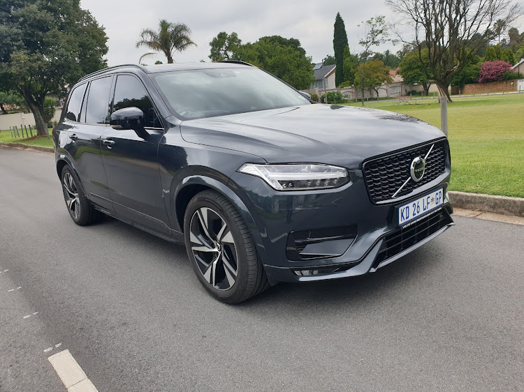 The XC90 B6 model uses both a turbocharger and supercharger to bring 220kW and 420Nm to the party. Picture: DENIS DROPPA