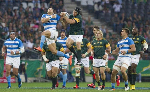 A last gasp try rescued the Springboks against Argentina