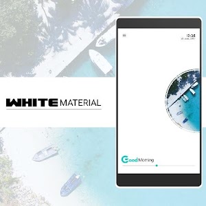 Download White Material for Kustom/KLWP For PC Windows and Mac