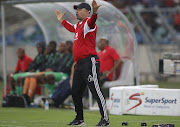 A file photo of former Orlando Pirates's assistant coach Tebogo Moloi on the touchline during the Absa Premiership match.