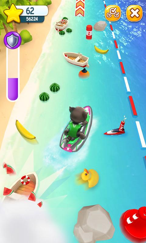 Android application Talking Tom Jetski screenshort