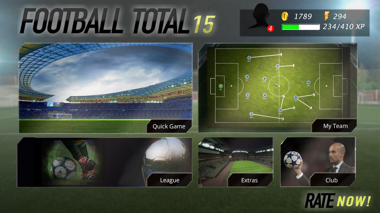 Android application Football Total 2015 screenshort