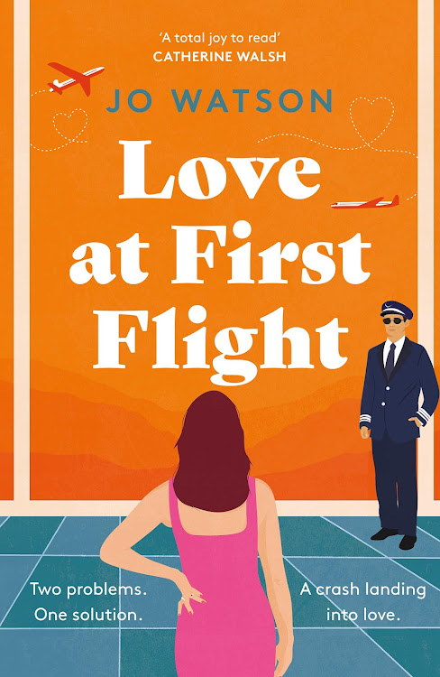 'Love at First Fligh't by Jo Watson. It's 'Love is in the air' as flight traffic colleagues' fake love turns real.