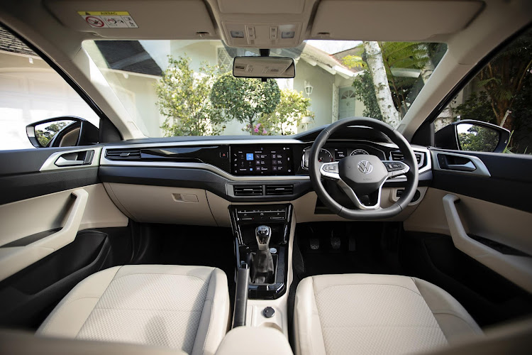 Spacious interior is comprehensively equipped.