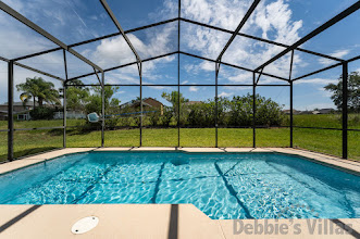 Large private pool at this Davenport vacation villa